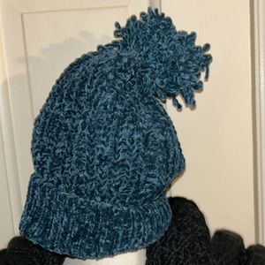 Plush Hat and Scarf